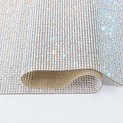 Glitter Resin Hotfix Rhinestone DIY-GF0013-51C-1