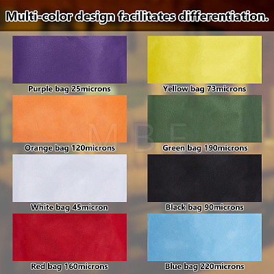 12Pcs 8 Colors Oxford Cloth and Nylon Filter Drawstring Bags ABAG-WA0001-41-1