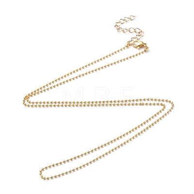 Brass Ball Chains Necklace Making NJEW-JN02838-04-1