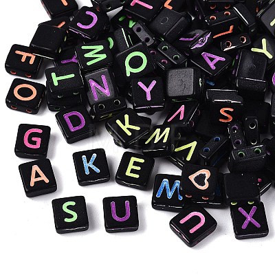Opaque Acrylic Enamel Beads SACR-Q001-18A-1