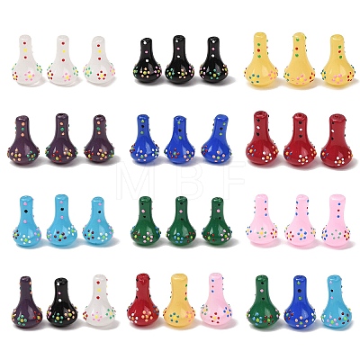 Glass Enamel Beads GL-CBA33A9-02-1