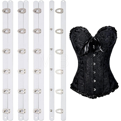 4 Pairs Iron Corset Busk FIND-BC0003-15B-1