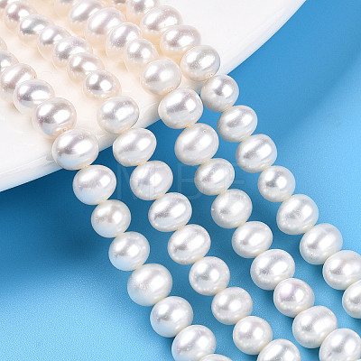 Natural Cultured Freshwater Pearl Beads Strands PEAR-N016-06C-1