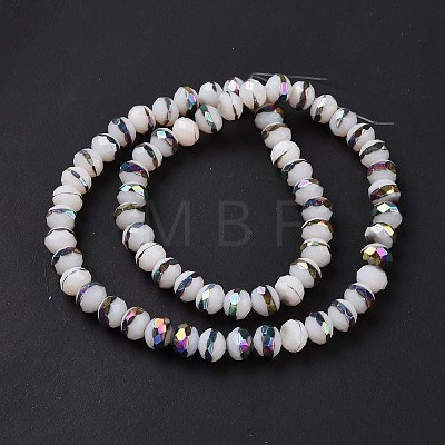 Handmade Porcelain Beads Strands PORC-F007-01B-1
