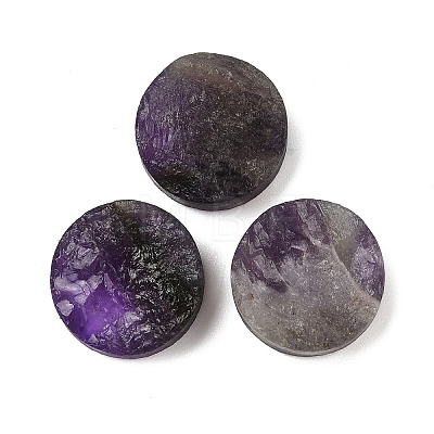 Natural Amethyst Cabochons G-K338-39D-01-1