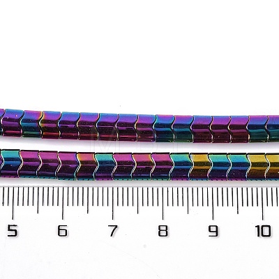 Electroplated Synthetic Non-magnetic Hematite Beads Strands G-Q174-01D-1