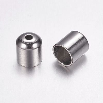 Tarnish Resistant 316 Surgical Stainless Steel Cord Ends LS-STAS-F117-55P-5mm-1
