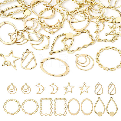 32Pcs 8 Style Alloy Pendants FIND-TA0002-76-1