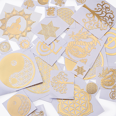 Self Adhesive Brass Stickers DIY-TA0008-69-1