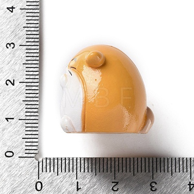 Resin Hamster Display Decoration AJEW-S037-06-06-1