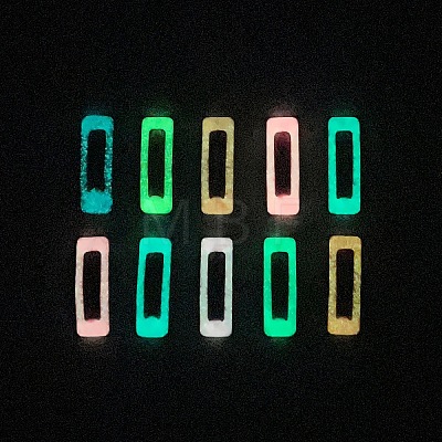 10Pcs Luminous Snap Hair Clips PW-WG09A54-03-1