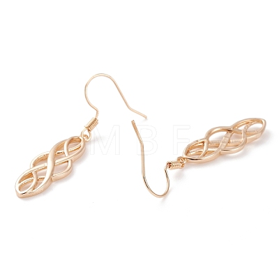 Brass Dangle Earrings EJEW-B002-05G-1
