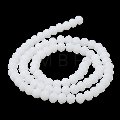 Imitation Jade Solid Color Glass Beads Strands EGLA-A034-J3mm-MD05-1