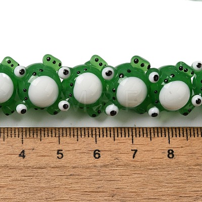 Handmade Lampwork Beads Strands LAMP-Z010-02A-1