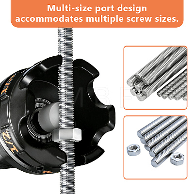 Aluminium Nut Zipper Drill Attachment Socket Wrench Tool FIND-WA0001-24-1