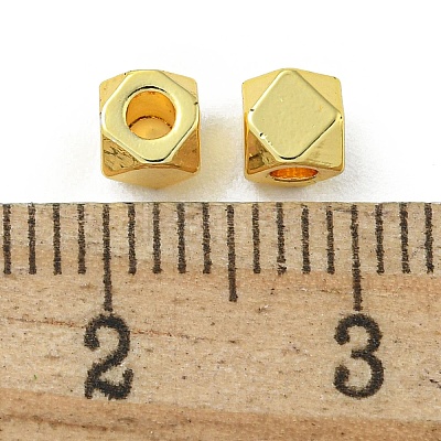 Rack Plating Brass Spacer Beads FIND-T071-03G-C02-RS-1