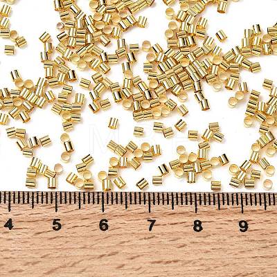 Brass Crimp Beads KK-R077-2mm-G-1