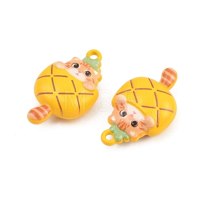 Baking Paint Zinc Alloy Pendants AL-CBA032C-04-1