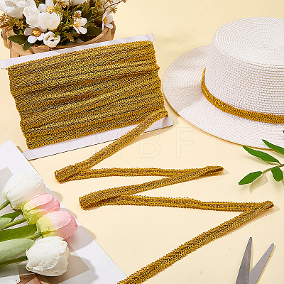 Metallic Centipede Braid Lace Trimming OCOR-WH20013-061B-1