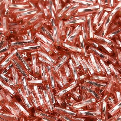 Glass Twist Bugle Beads SEED-C004-06A-1