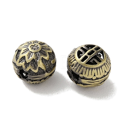 Tibetan Style Brass Beads KK-M284-47AB-1