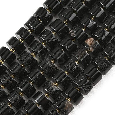 Natural Black Tourmaline Beads Strands G-K245-C13-1