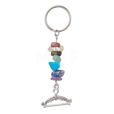 Tibetan Style Zinc Alloy Keychains KEYC-JKC00728-02-1