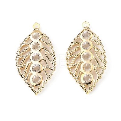 Iron Rhinestone Pendants IFIN-TAC0002-27-1