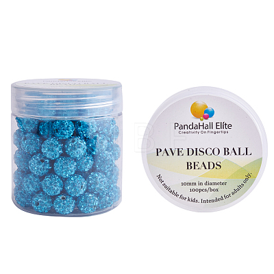 Pave Disco Ball Beads RB-PH0003-10mm-03-1