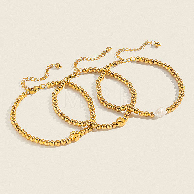 304 Stainless Steel Ball Chain Bracelets YV9832-1