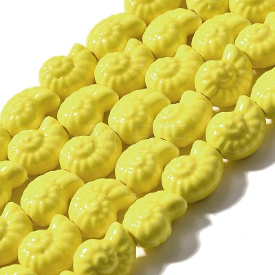 Handmade Porcelain Beads Strands X-PORC-I028-02I-1