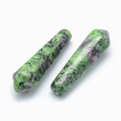 Natural Ruby in Zoisite Pointed Beads G-E490-C14-1