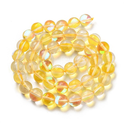 Transparent Glass Beads GLAA-B022-8mm-06-1