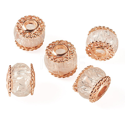 5Pcs Alloy European Beads MPDL-TADJ0001-02B-1
