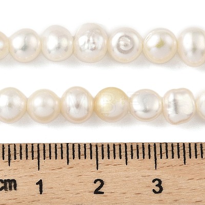 Natural Cultured Freshwater Pearl Beads Strands PEAR-A006-04E-1