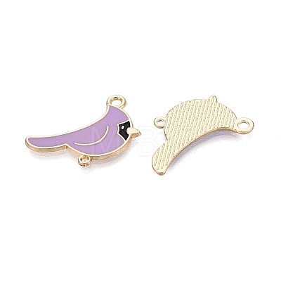Alloy Enamel Connector Charms PALLOY-Q467-01G-03-1