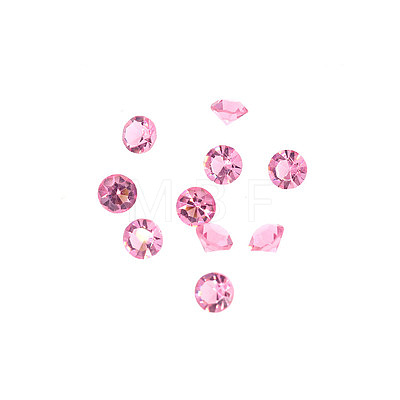 Glass Rhinestone Cabochons GLAA-TAC0005-3mm-10-1