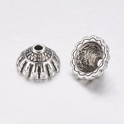 Tibetan Style Alloy Bead Caps LS-LF9305Y-1