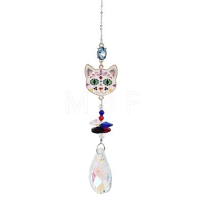 Alloy Hanging Ornaments HJEW-Q012-06F-1