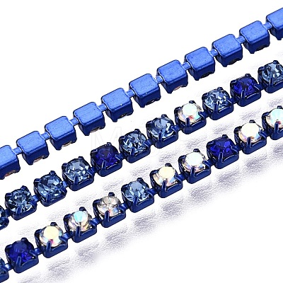 Iron Rhinestone Cup Chains CH-Q006-02A-01-1
