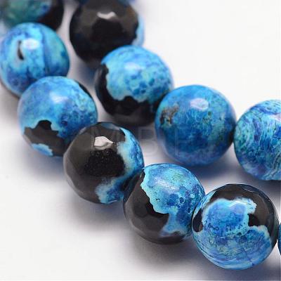 Natural Fire Crackle Agate Bead Strands G-K166-06F-10mm-11-1