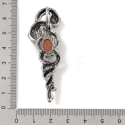 Synthetic Goldstone Pendants G-A224-03AS-04-1