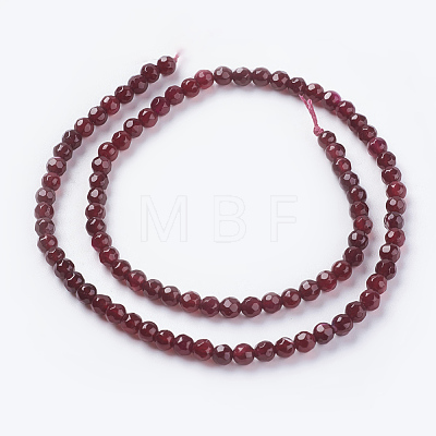 Natural Agate Beads Strands G-G580-4mm-M-1