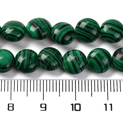 Synthetic Malachite Beads Strands G-T047-A10-01-1