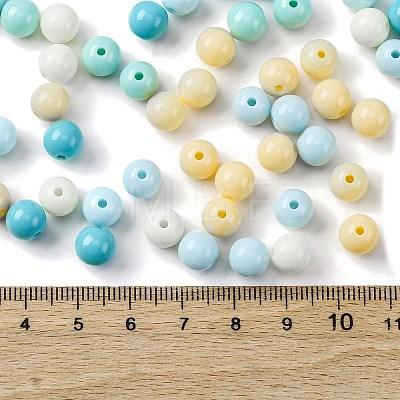 Opaque Acrylic Beads SACR-Q004-02D-1