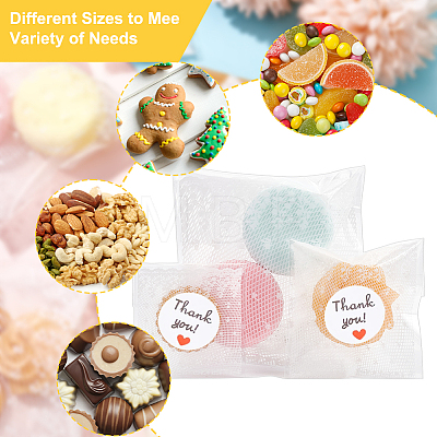 OPP Cellophane Self-Adhesive Cookie Bags OPP-WH0008-04B-1