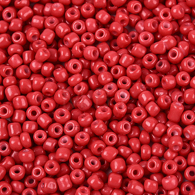 Baking Paint Glass Seed Beads SEED-S002-K5-1