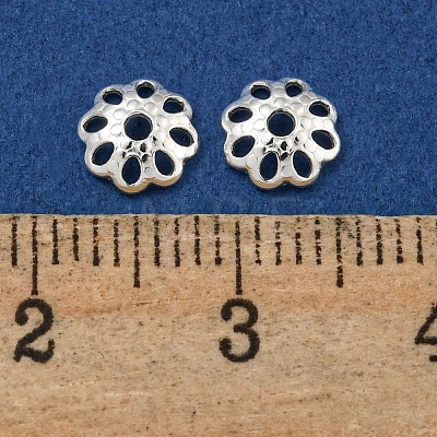 925 Sterling Silver Bead Caps STER-C007-03B-S-1