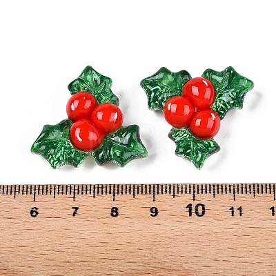 Christmas Theme Transparent Epoxy Resin Decoden Cabochons CRES-T025-01G-1