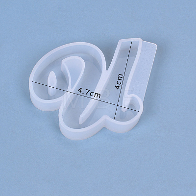 Letter DIY Silicone Molds X-DIY-I034-08U-1